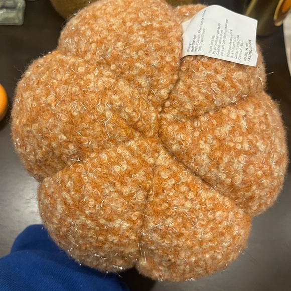 Crafted knitted pumpkins home decor Big and small Set of Two! Cute - Picture 5 of 5